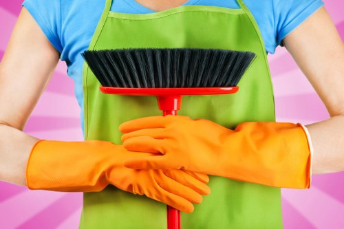 A structured weekly house cleaning schedule on a clipboard