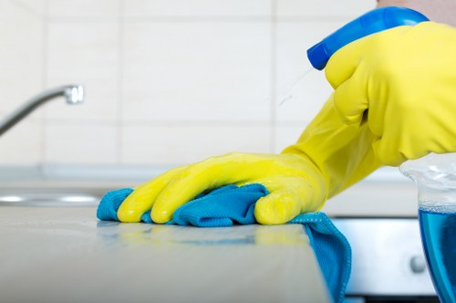 Checklist and tools for builders cleaning