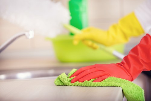 Room-by-room house cleaning priorities in a tidy home